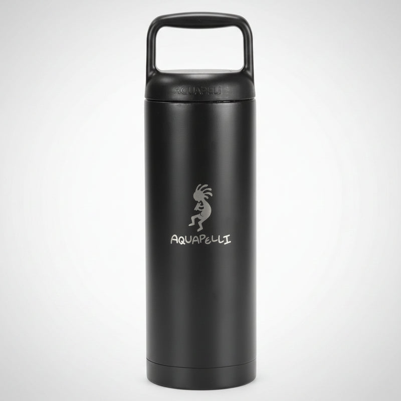 Black Aquapelli water bottle with handle