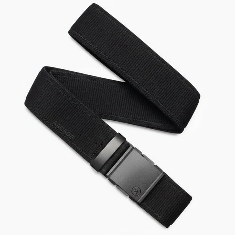 Black belt with a black buckle