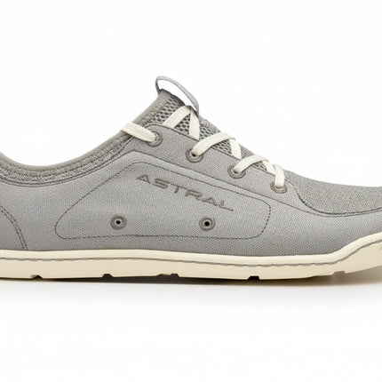 Astral Loyak AC shoes in light grey with white laces, side view