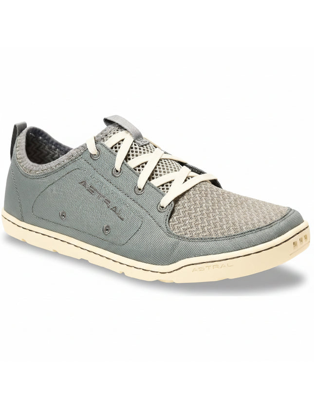 Astral Loyak AC water shoes in gray with cream laces and soles