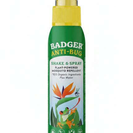 Badger Anti-Bug Shake & Spray Plant-Powered Mosquito Repellent, 118.3ml