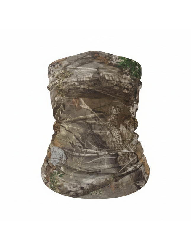 Camo print neck gaiter