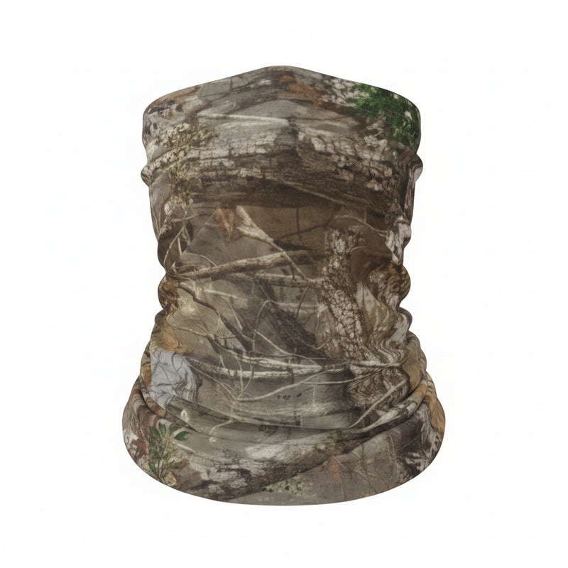 Camo print neck gaiter