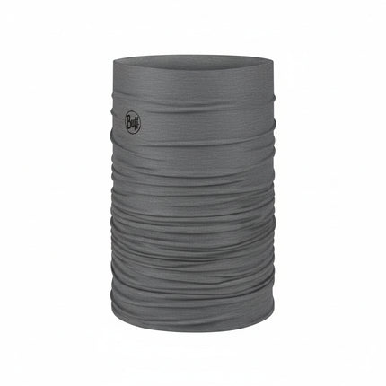 Grey tubular neck gaiter
