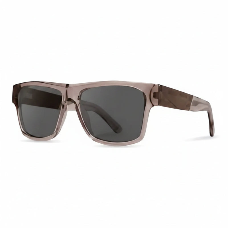 Brown sunglasses with dark lenses