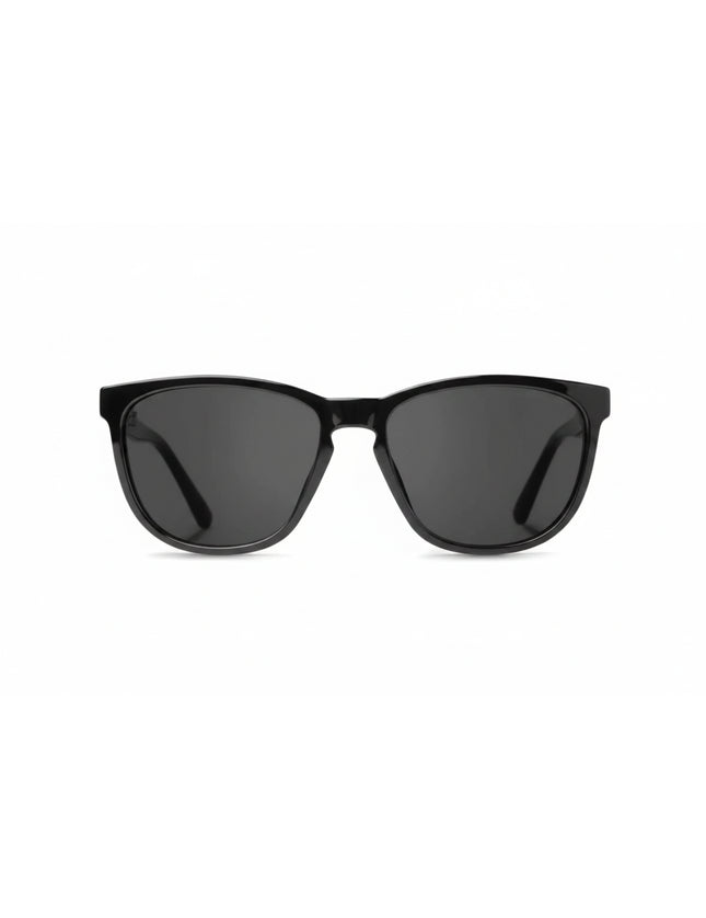 Black sunglasses with dark lenses