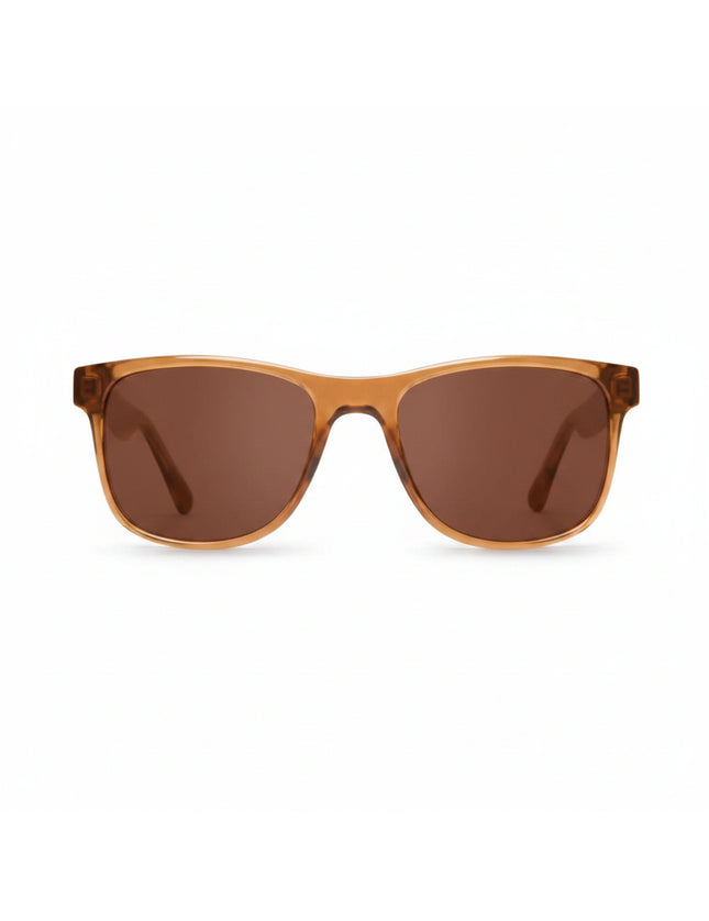 Brown sunglasses with brown lenses
