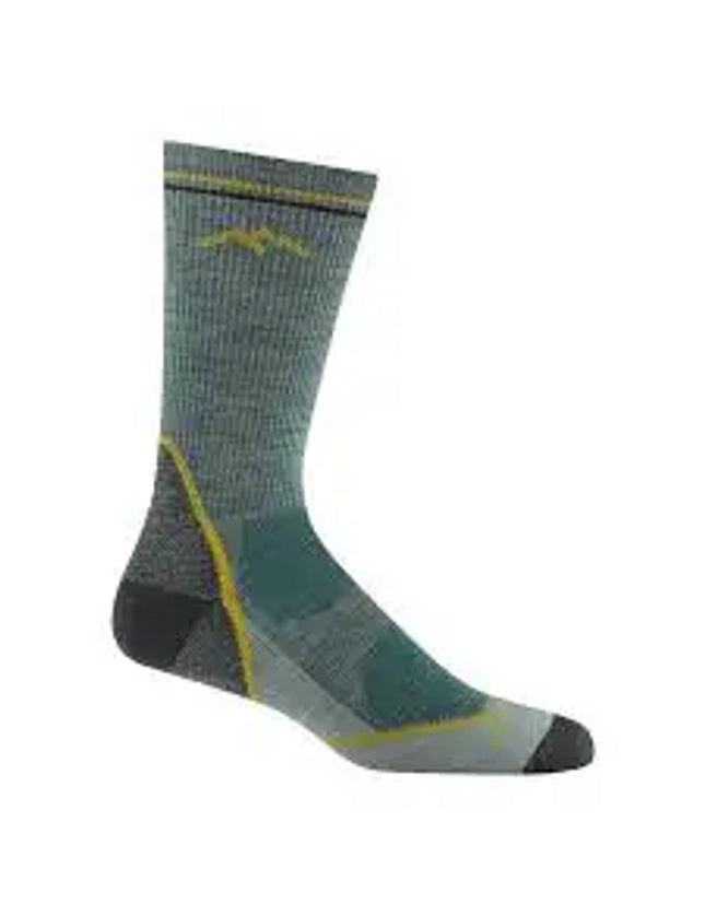 Darn Tough Hunter green and grey sock