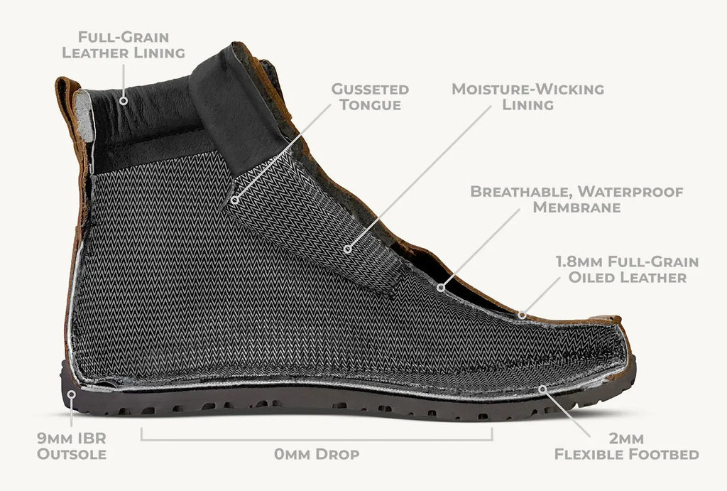 Lems Boulder Boot Waterproof Weathered Umber