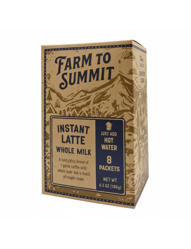 Farm to Summit Instant Latte Whole Milk box