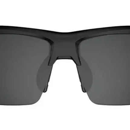 Black sunglasses with dark grey lenses