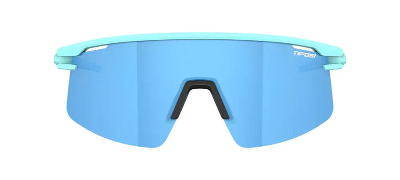 Tifosi sunglasses with light blue frame and blue lenses