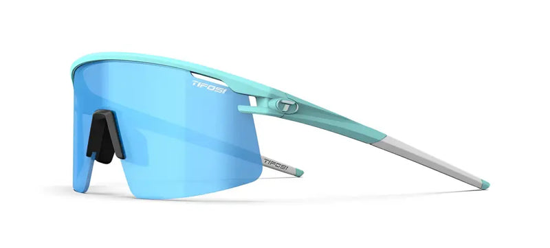 Tifosi Optics turquoise blue sunglasses with blue lenses