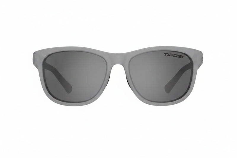 Tifosi Swank sunglasses in frosted gunmetal with smoke lenses