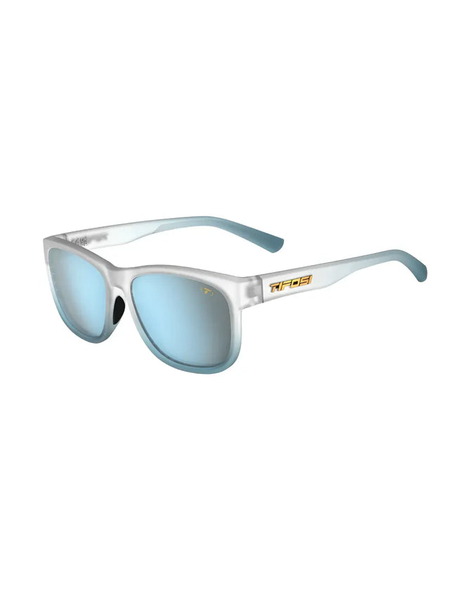 Tifosi Swank XL sunglasses in Crystal Sky with Blue Lagoon lenses