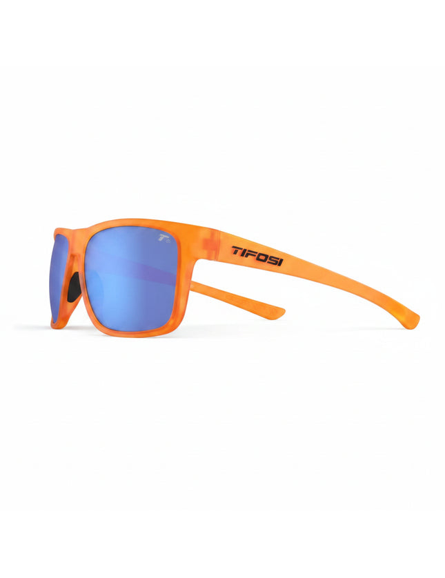 Tifosi Swank XL sunglasses in orange with blue lenses