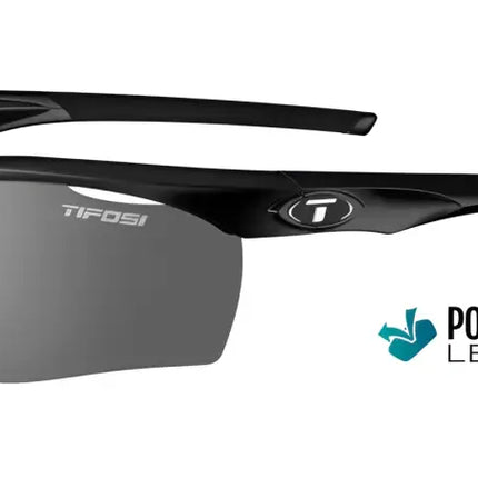 Black Tifosi sunglasses with polarized lenses