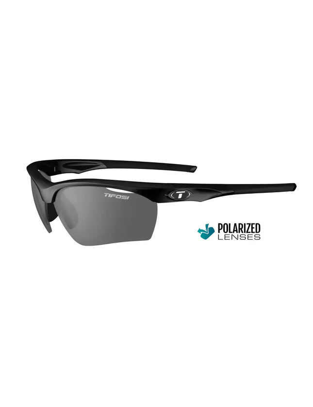 Black Tifosi sunglasses with polarized lenses