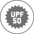 UPF 50 - Provides UV protection in accordance with standard AS/ NZ4399:2017. Certified as CE, personal protective equipment (PPE) against natural UV radiation with results achieving UPF >50 ( 98% UV protection). Protection may be weakened.