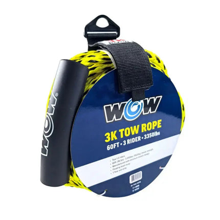 WOW 3K Tow Rope, 60ft, 3 rider, 3350lbs